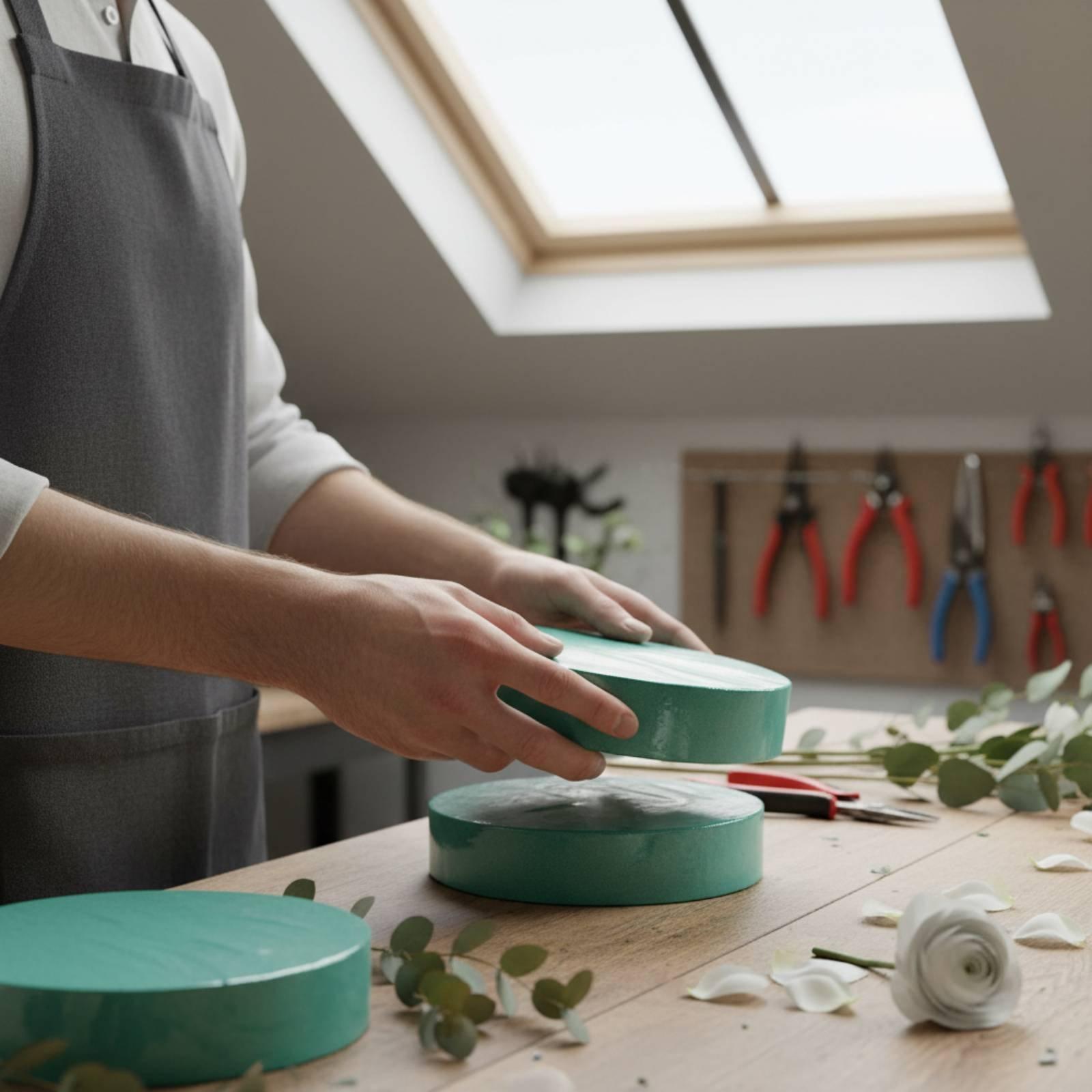Easy Florist Supply - Blumenschaumstoffblock, leicht zu schneiden, vielseitig einsetzbar