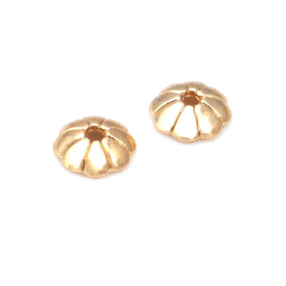 18K Gold Farbe Messing Blume P – Flower Supply Bewertung und Preis