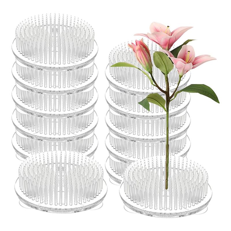 Set mit 12 durchsichtigen Kuns – Flower Frog Pin Bewertung und Preis