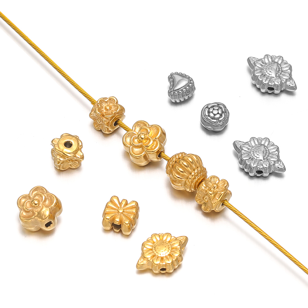 10 Stück Gold Edelstahl Herz P – Flower Supply Bewertung und Preis