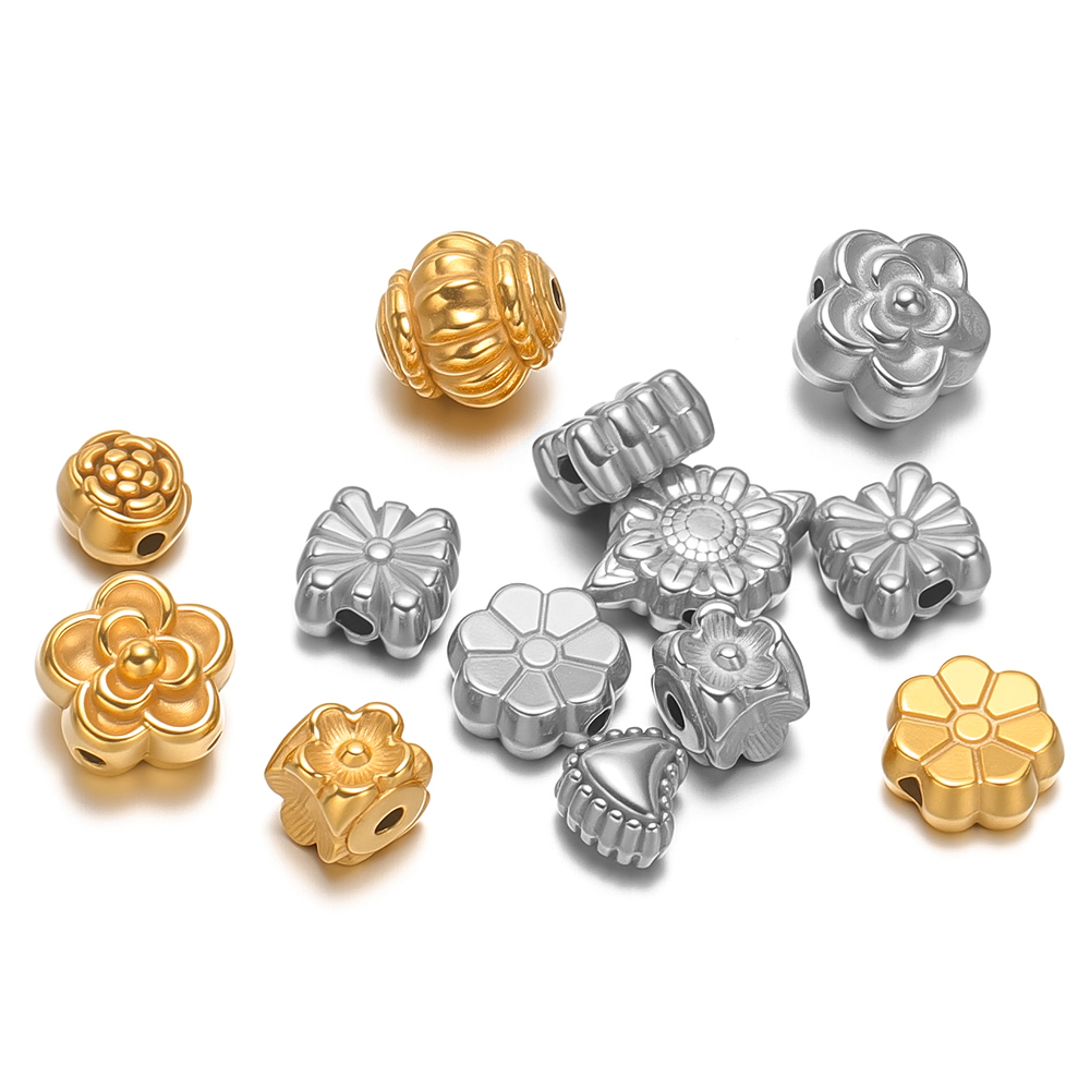 10 Stück Gold Edelstahl Herz P – Flower Supply Bewertung und Preis