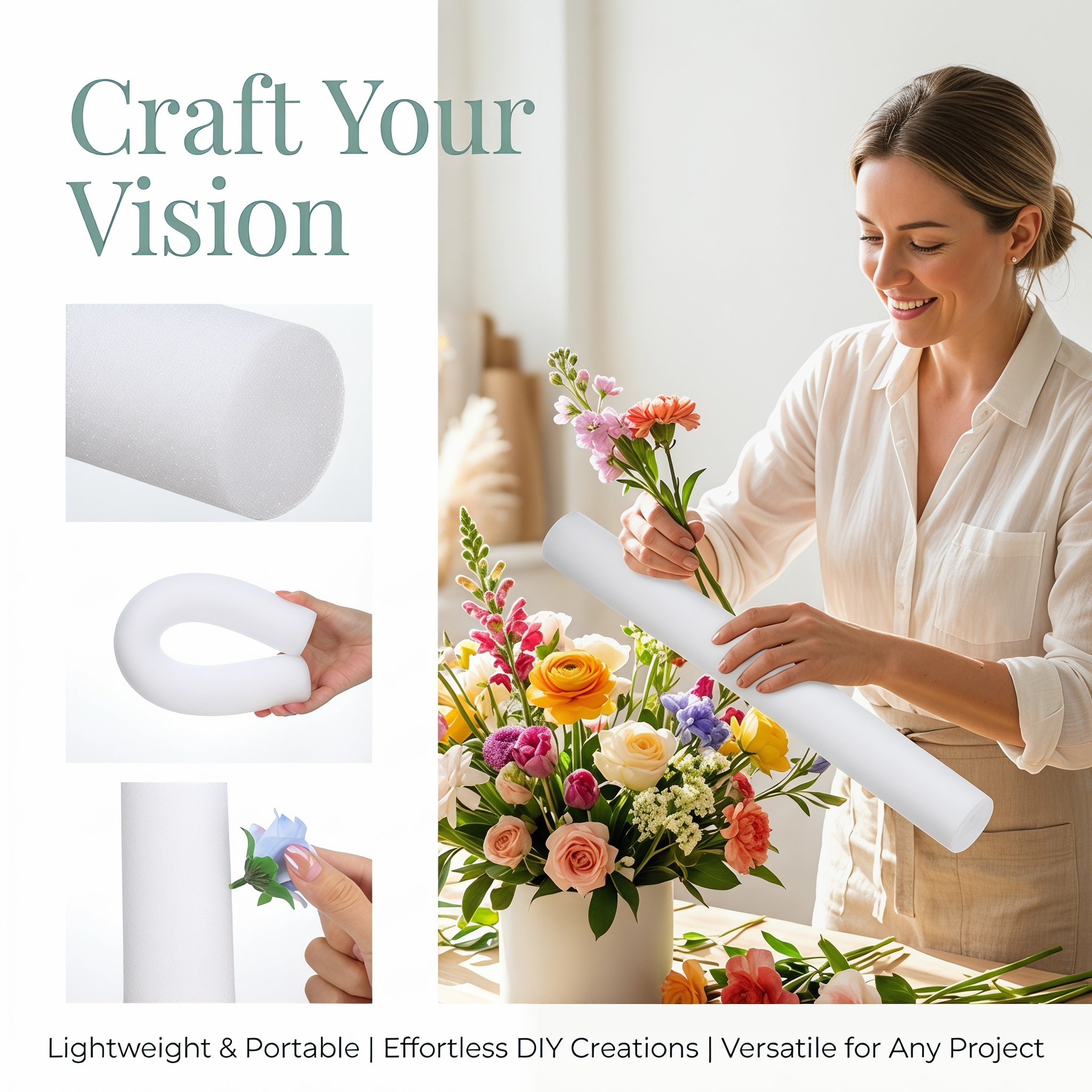 5 Stück Schaumstoffstäbe zum B – Easy Florist Supply Bewertung und Preis